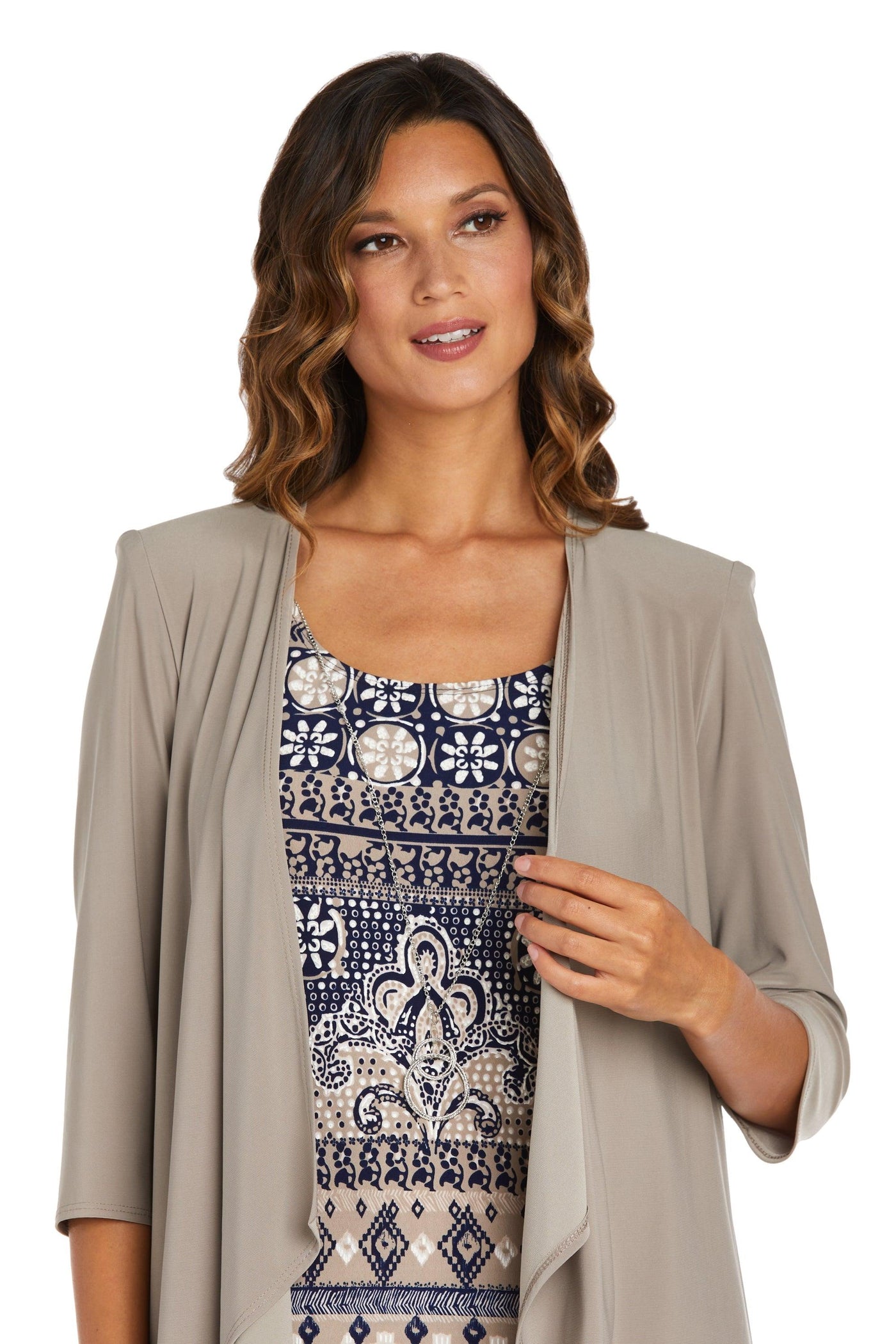 R&M Richards Short Petite Jacket Dress 9037P - The Dress Outlet