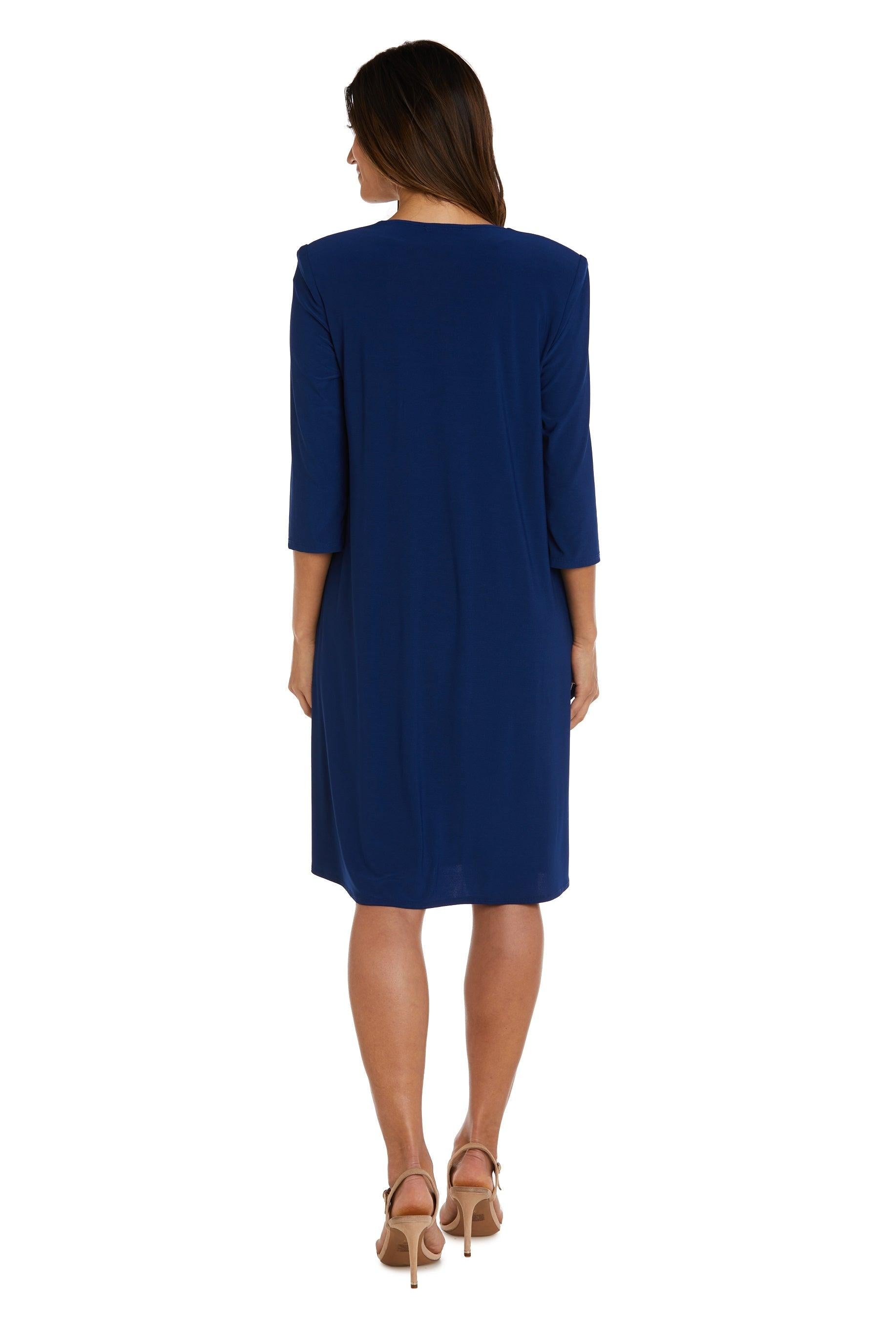 R&M Richards Short Petite Jacket Dress 9397P - The Dress Outlet