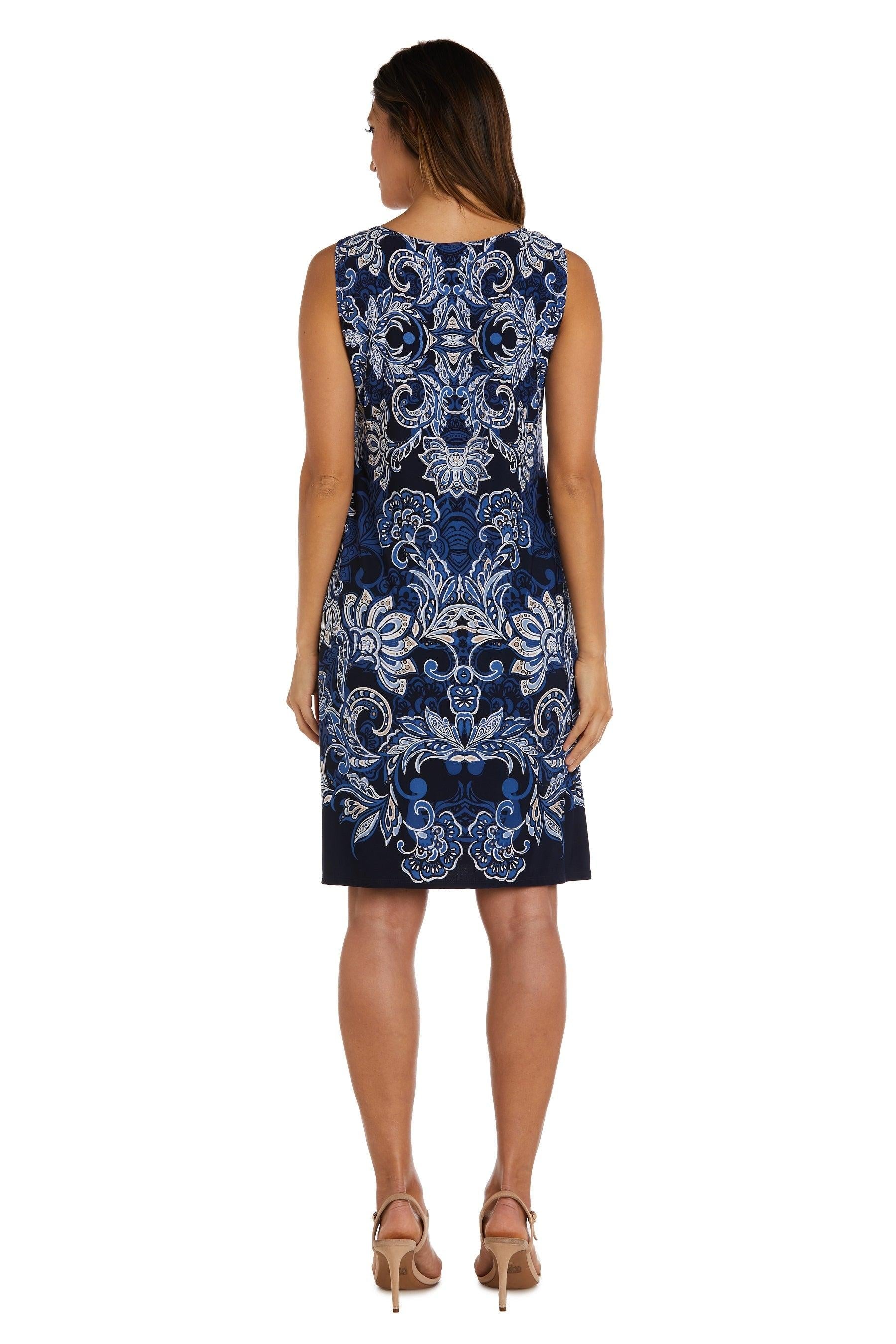 R&M Richards Short Petite Jacket Dress 9397P - The Dress Outlet