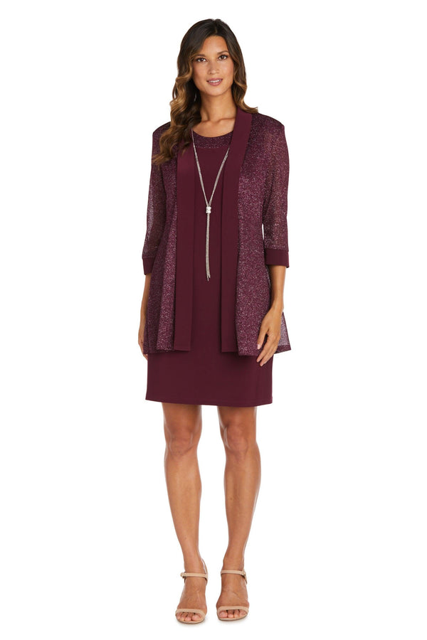 Short Petite Jacket Set Dress Short Petite R&M Richards 1873P