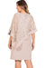 R&M Richards Short Petite Lace Poncho Dress 8749P - The Dress Outlet