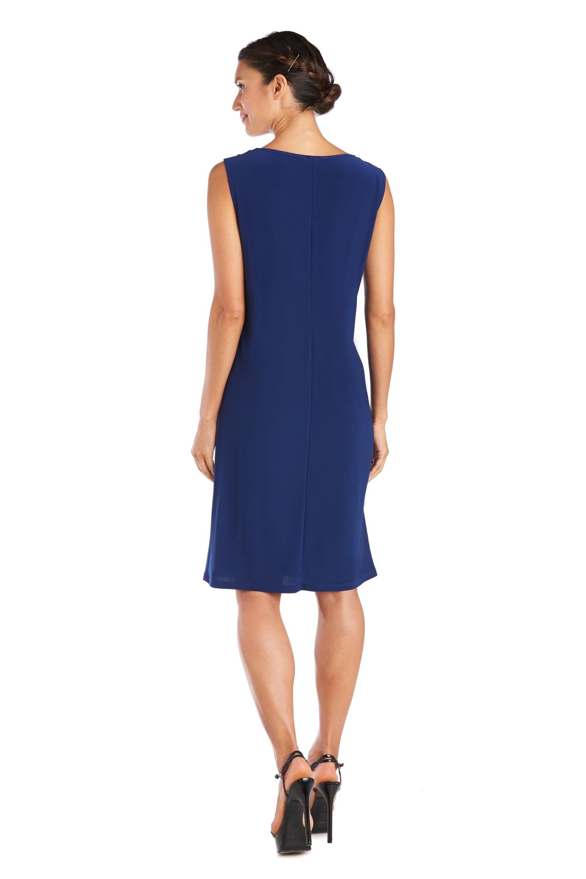 R&M Richards Short Petite Print Jacket Dress 7373P - The Dress Outlet