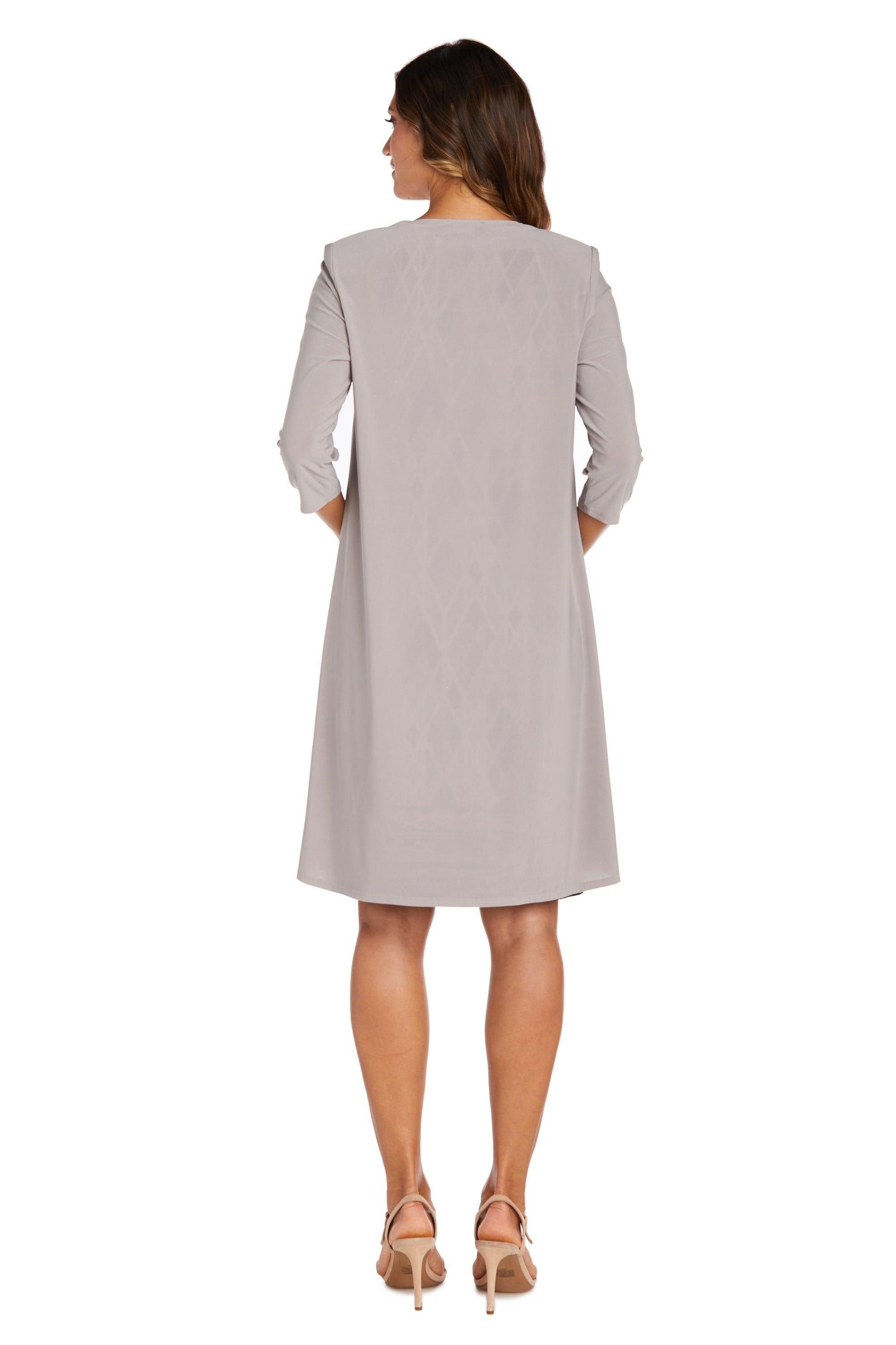 R&M Richards Short Petite Print Jacket Dress 7987P - The Dress Outlet