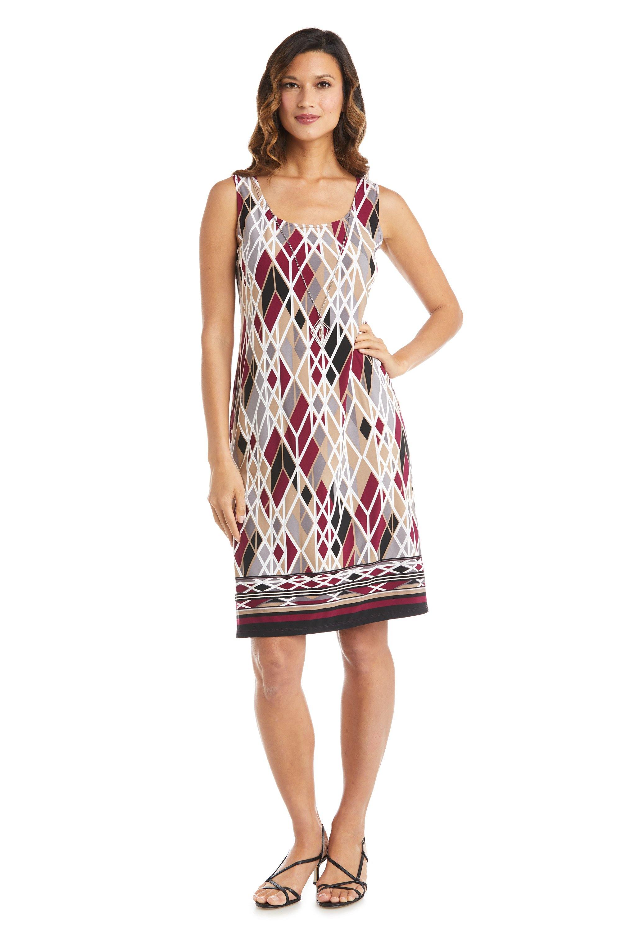 R&M Richards Short Petite Print Jacket Dress 7987P - The Dress Outlet