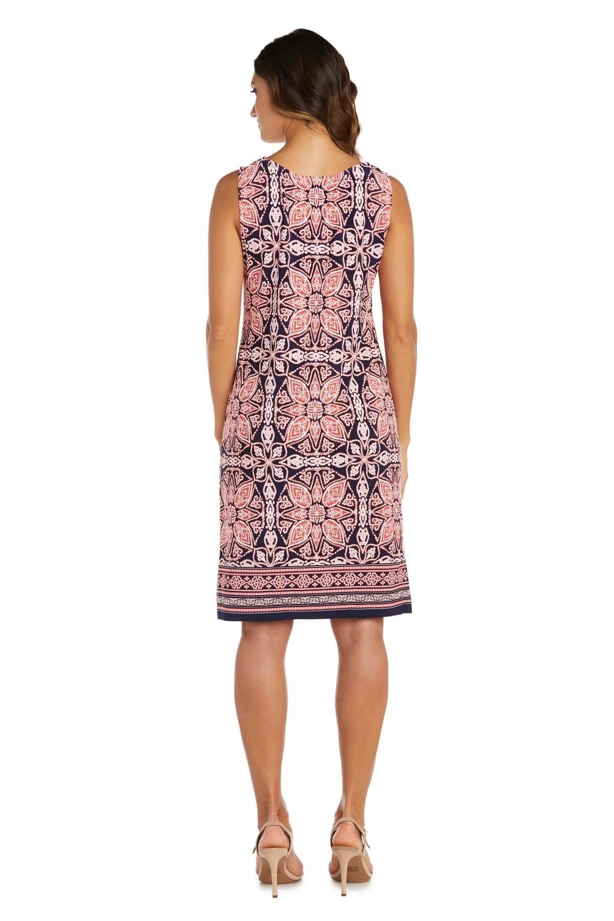 R&M Richards Short Petite Print Jacket Dress 9227P - The Dress Outlet