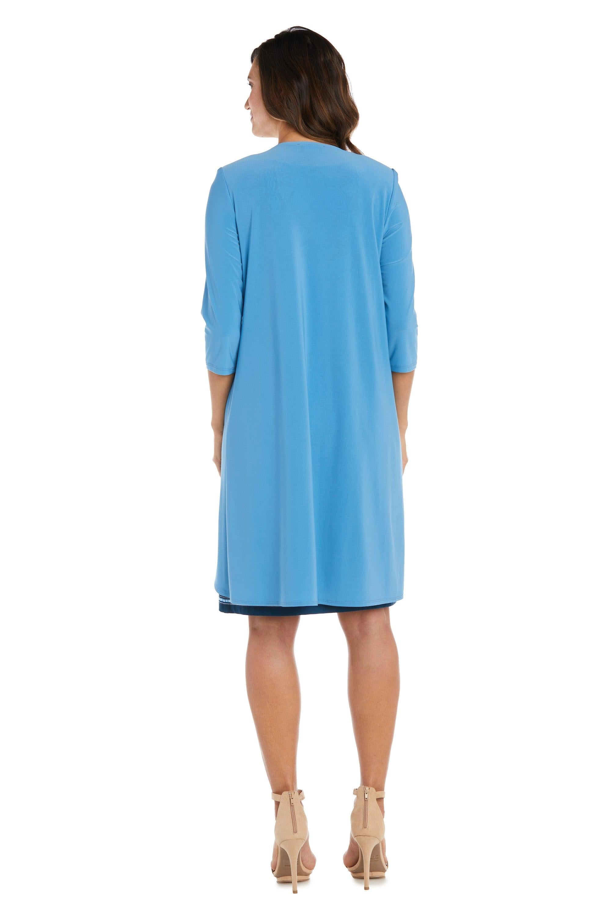 R&M Richards Short Petite Print Jacket Dress 9227P - The Dress Outlet