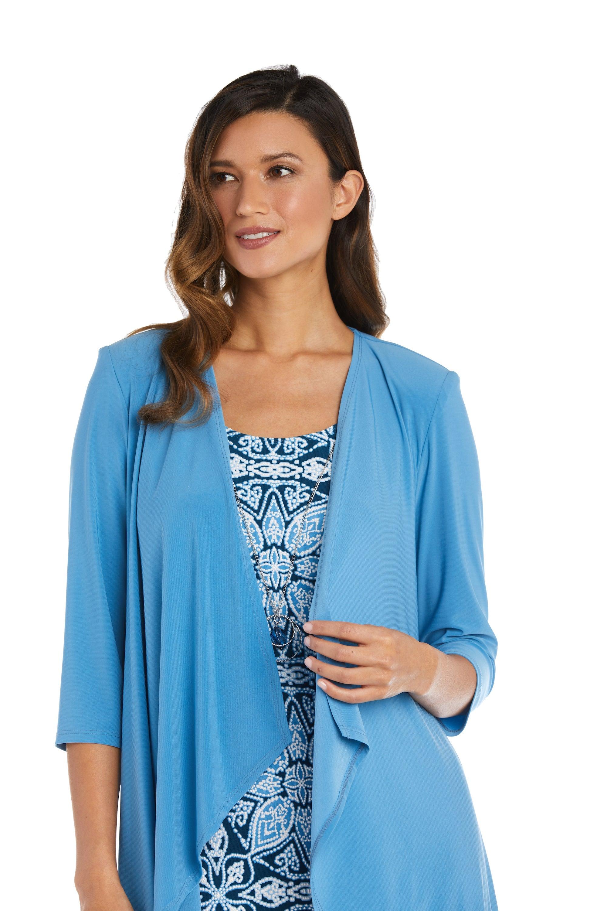 R&M Richards Short Petite Print Jacket Dress 9227P - The Dress Outlet