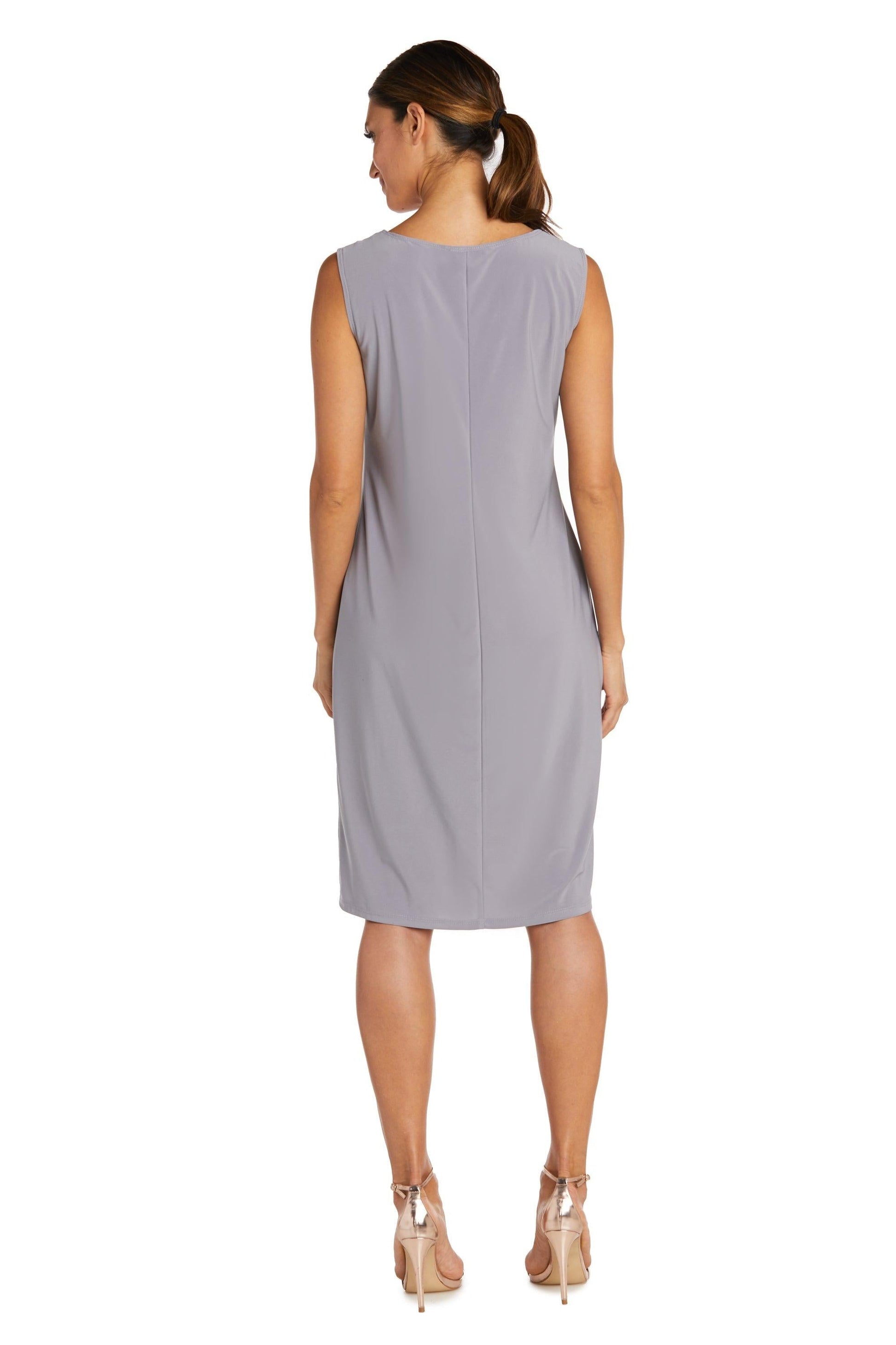 R&M Richards 7659P Short Petite Printed Jacket Dress