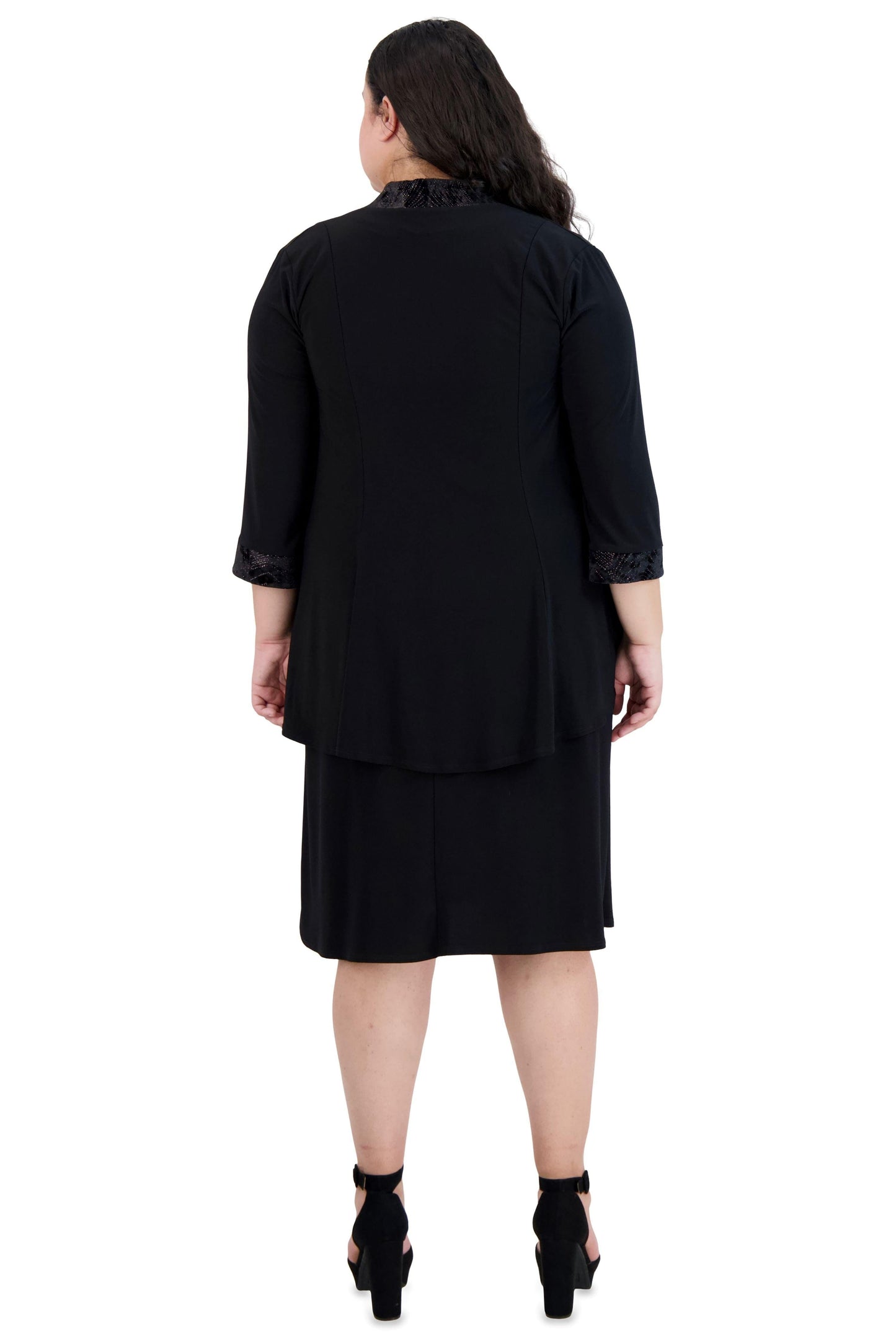 R&M Richards Short Plus Sie Two Piece Dress  9205W - The Dress Outlet
