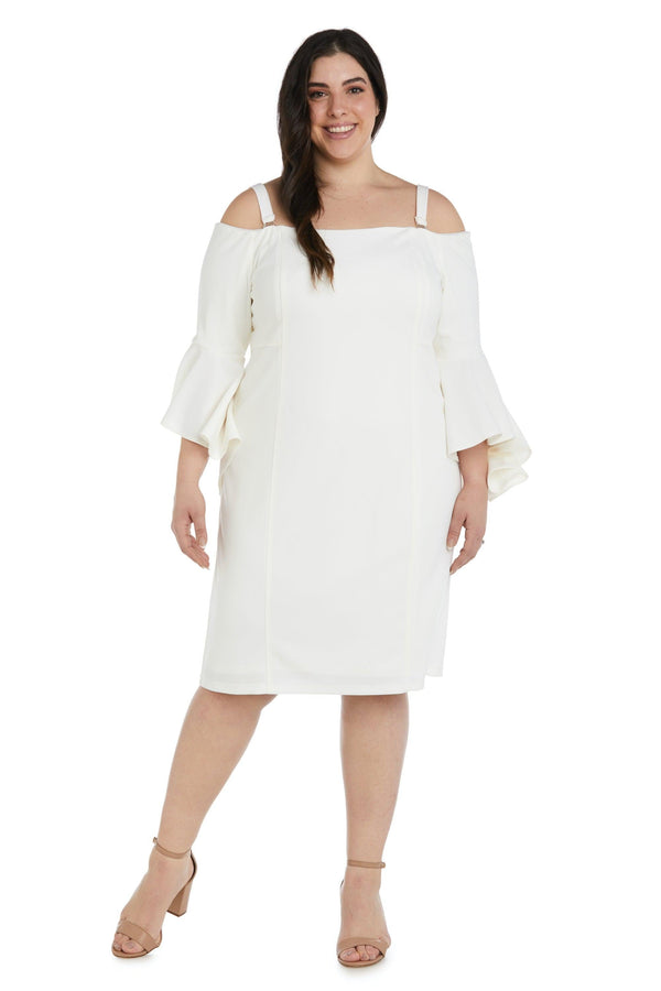 Plus Size Cocktail Dress Short Length R&M Richards 2262W