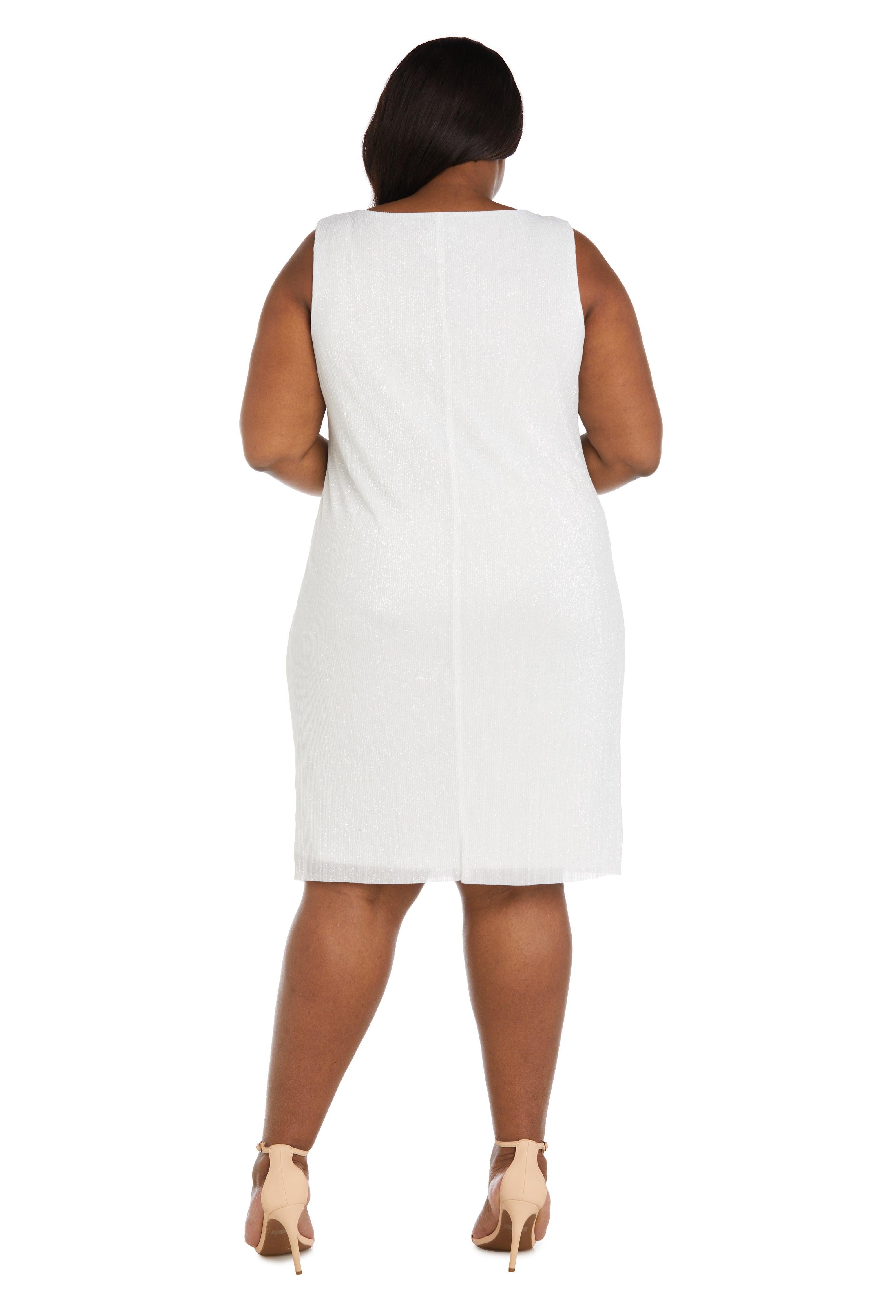R&M Richards Short Plus Size Dress 2583W - The Dress Outlet