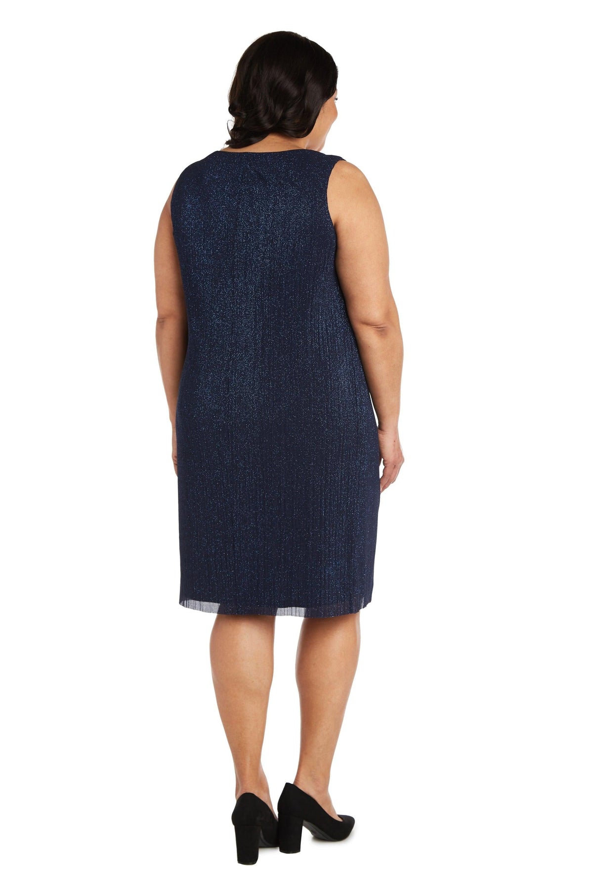 R&M Richards Short Plus Size Dress 2583W - The Dress Outlet