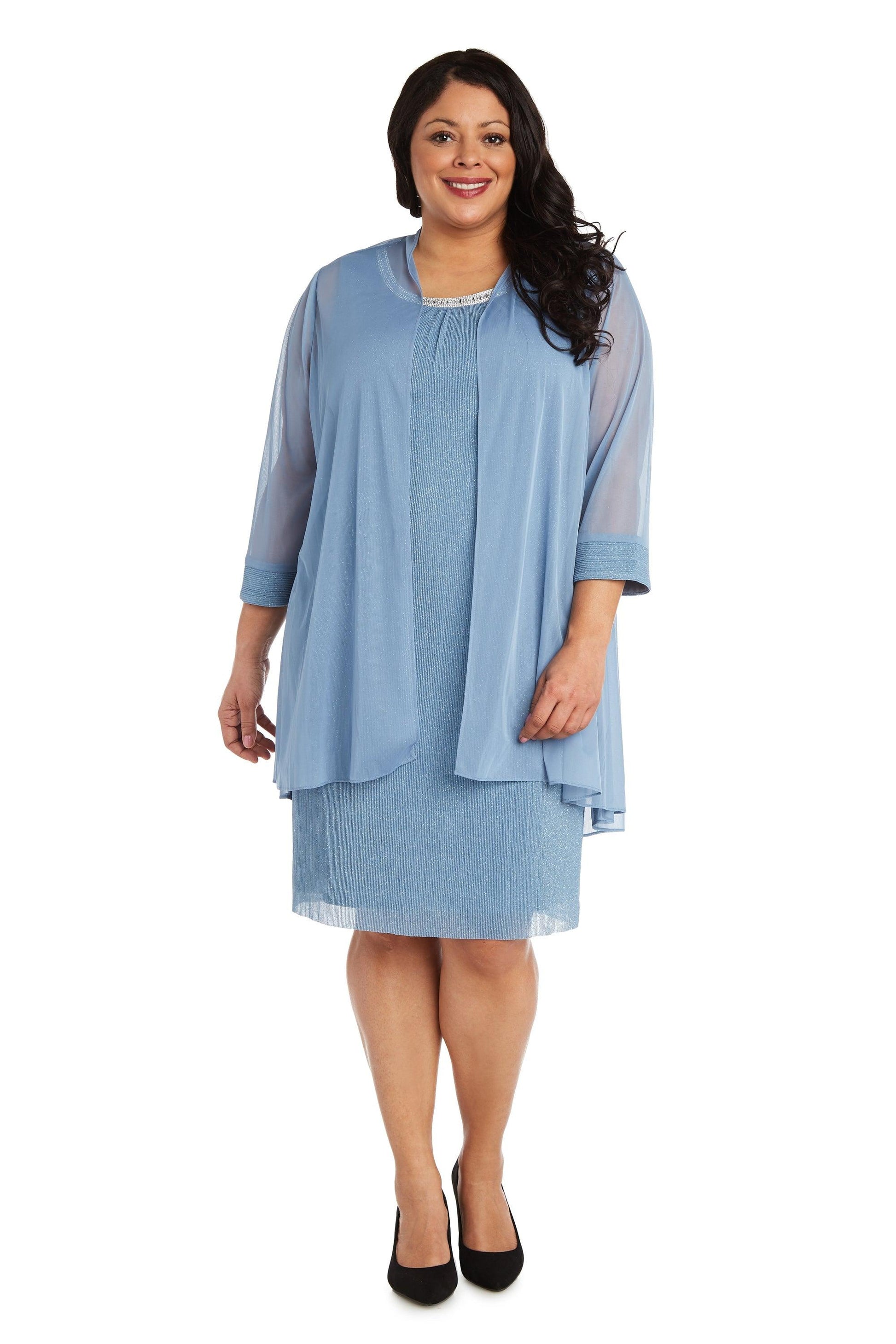 R&M Richards 2583W Short Plus Size Dress