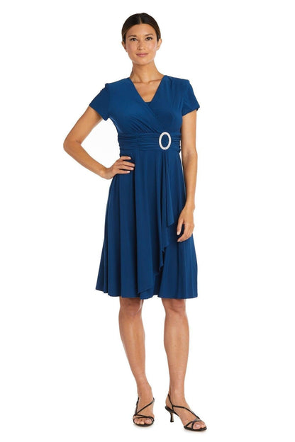 R&M Richards Short Plus Size Dress 1149W - The Dress Outlet