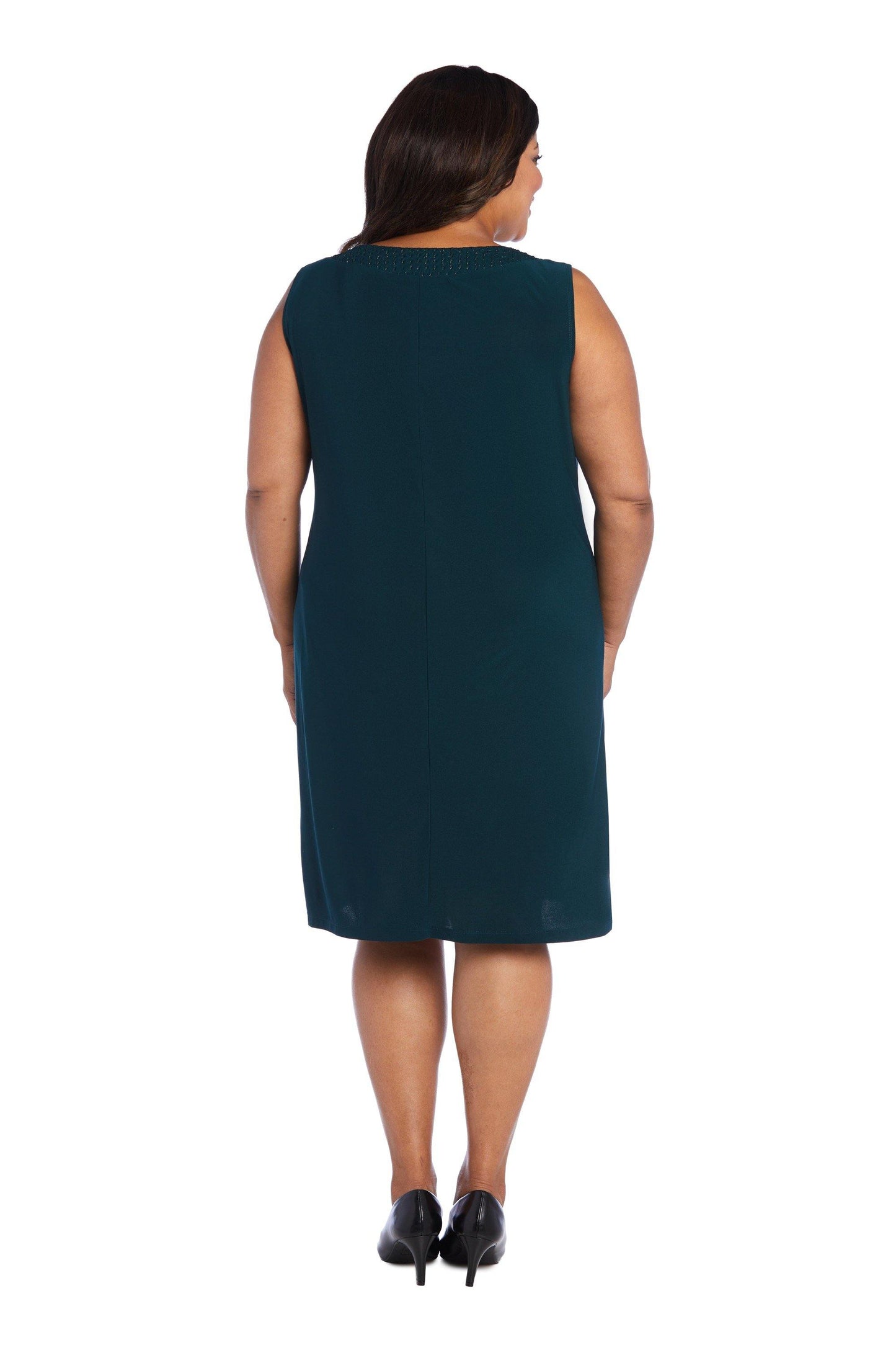 R&M Richards Short Plus Size Formal Dress Sale - The Dress Outlet