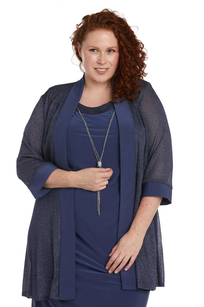 R&M Richards Short Plus Size Jacket Dress 1873W - The Dress Outlet