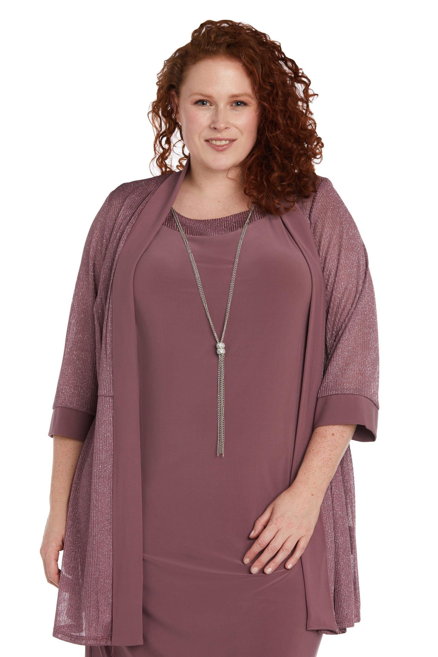 R&M Richards Short Plus Size Jacket Dress 1873W - The Dress Outlet