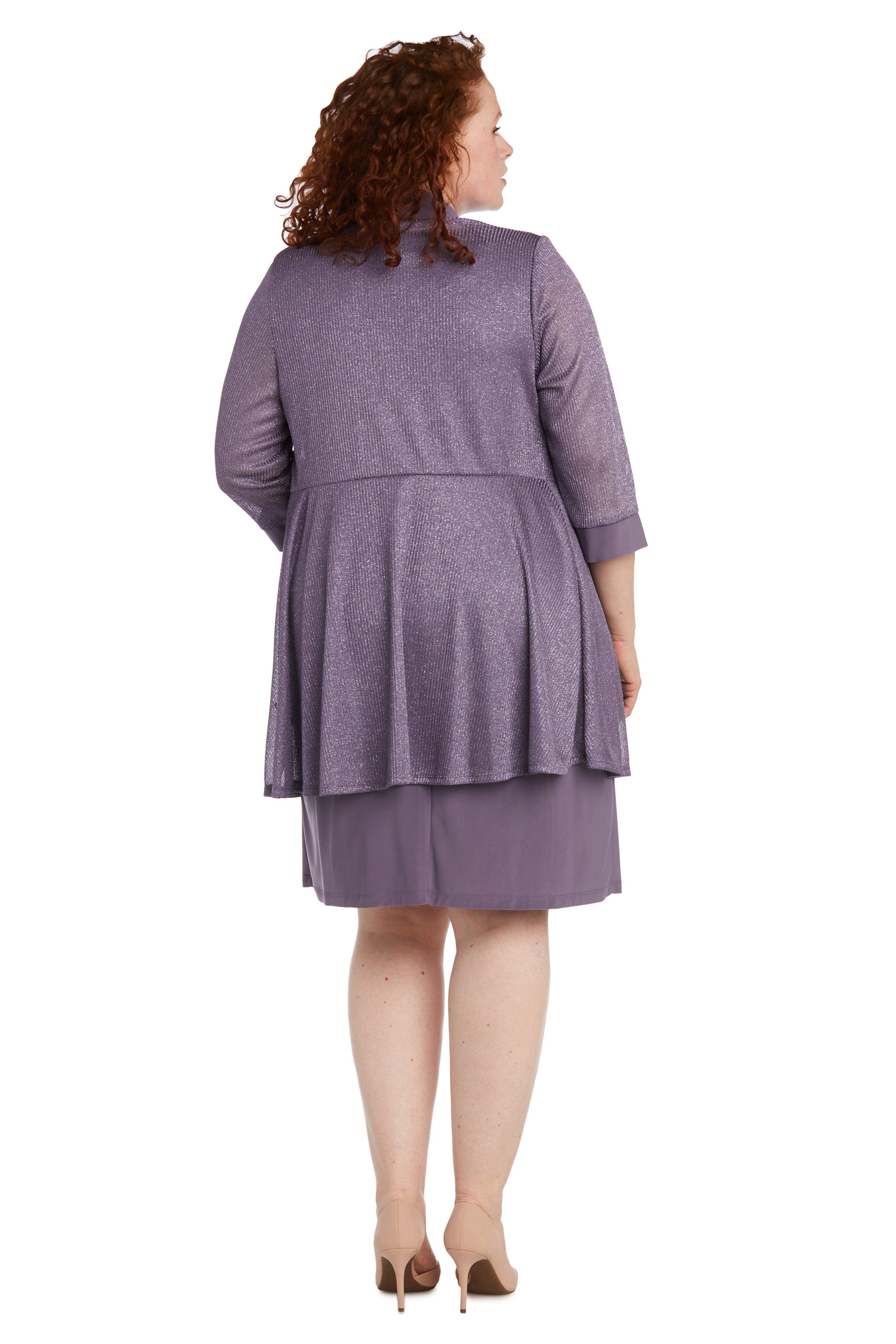 R&M Richards Short Plus Size Jacket Dress 1873W - The Dress Outlet