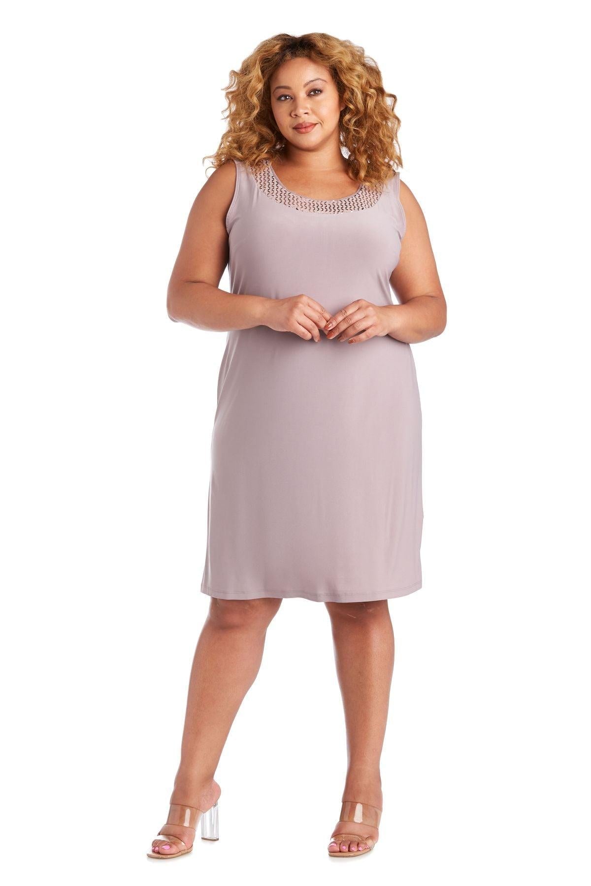 R&M Richards Short Plus Size Jacket Dress 5327W - The Dress Outlet