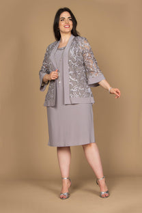 Orchid R&M Richards 7077W Short Plus Size Jacket Dress for $79.99 – The ...