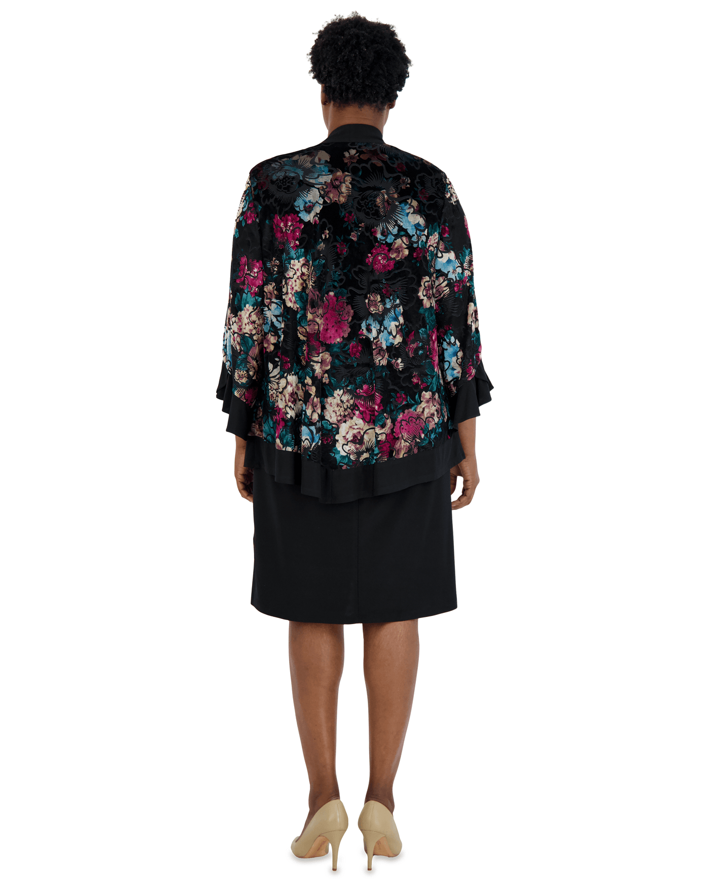 R&M Richards Short Plus Size Jacket Dress 7584W - The Dress Outlet