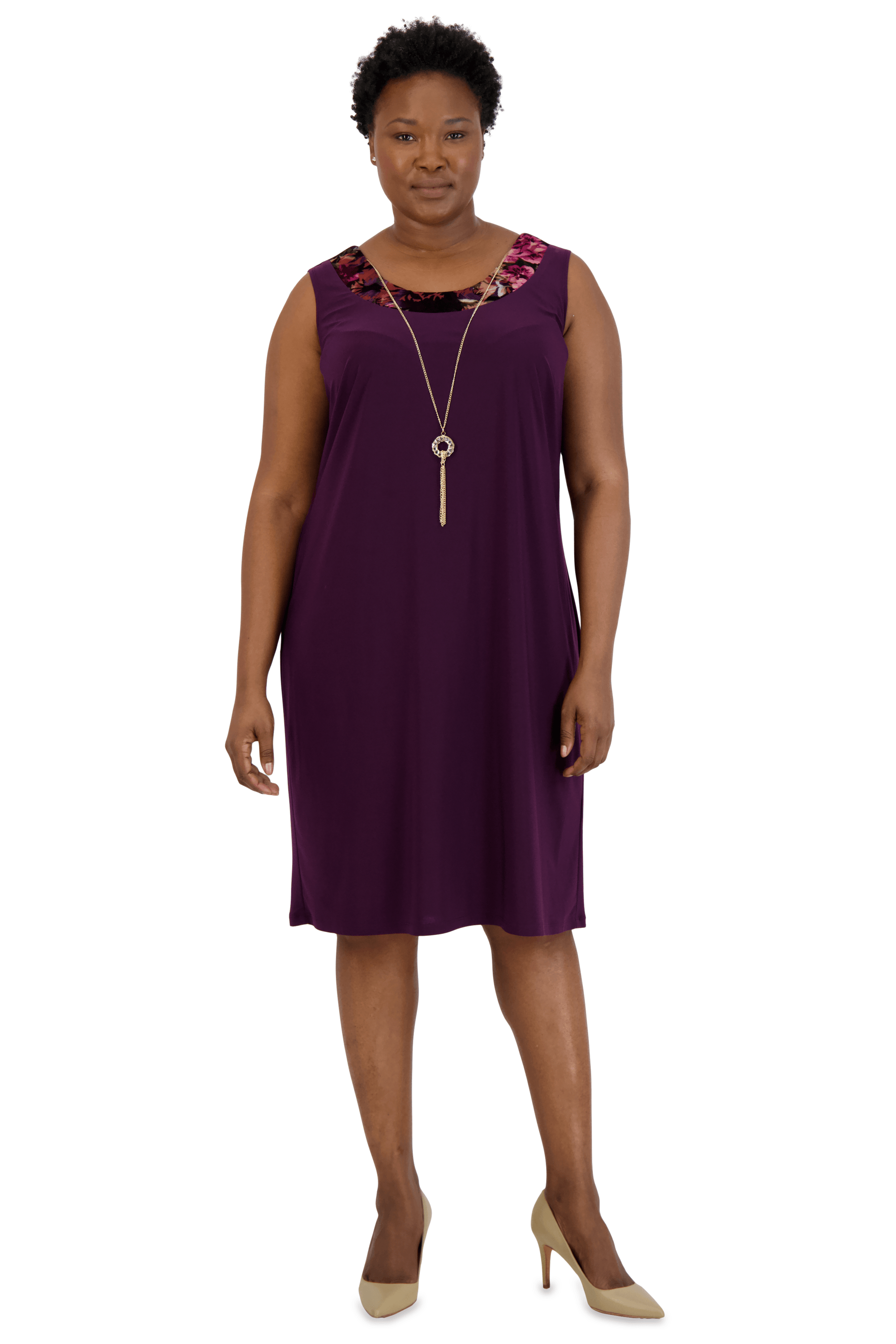 R&M Richards Short Plus Size Jacket Dress 7679W - The Dress Outlet