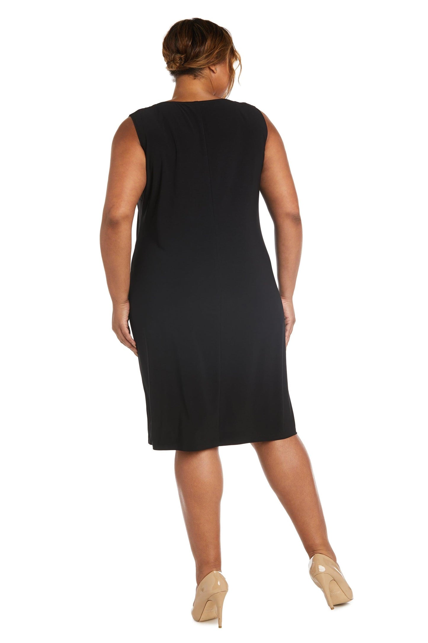 R&M Richards Short Plus Size Jacket Dress 7953W - The Dress Outlet