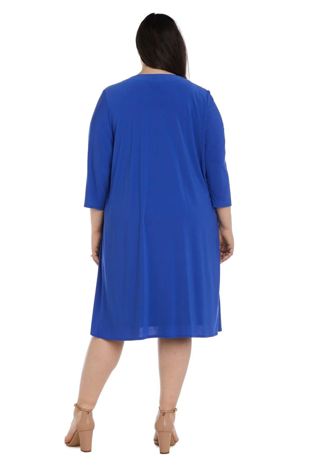 R&M Richards 7987W Short Plus Size Jacket Dress