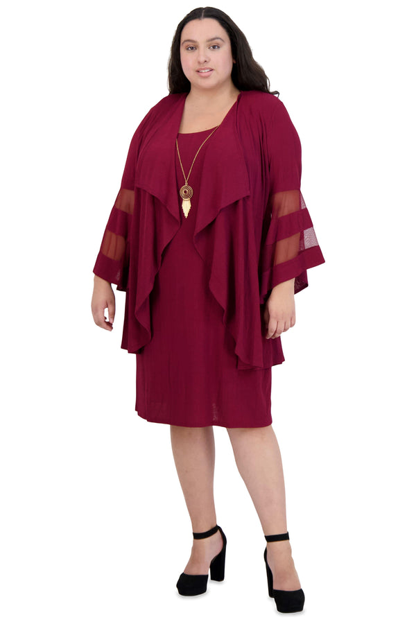 Short Plus Size Jacket Dress Dress R&M Richards 7994W