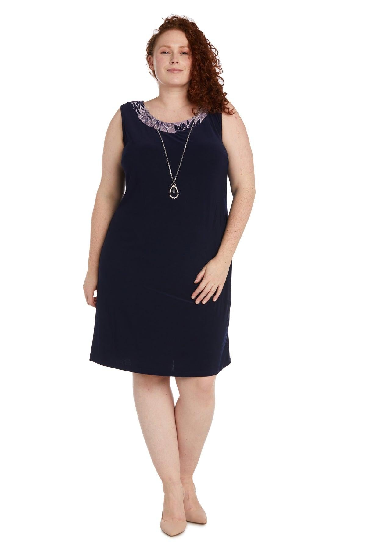 R&M Richards 9003W Short Plus Size Jacket Dress
