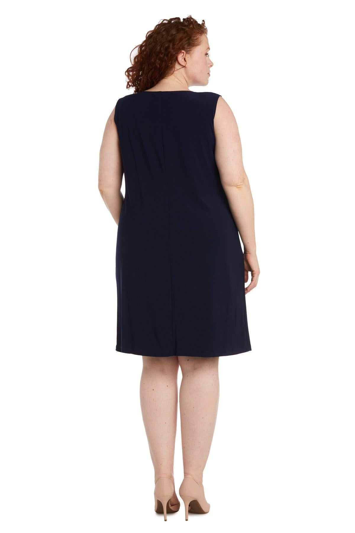 R&M Richards Short Plus Size Jacket Dress 9003W - The Dress Outlet