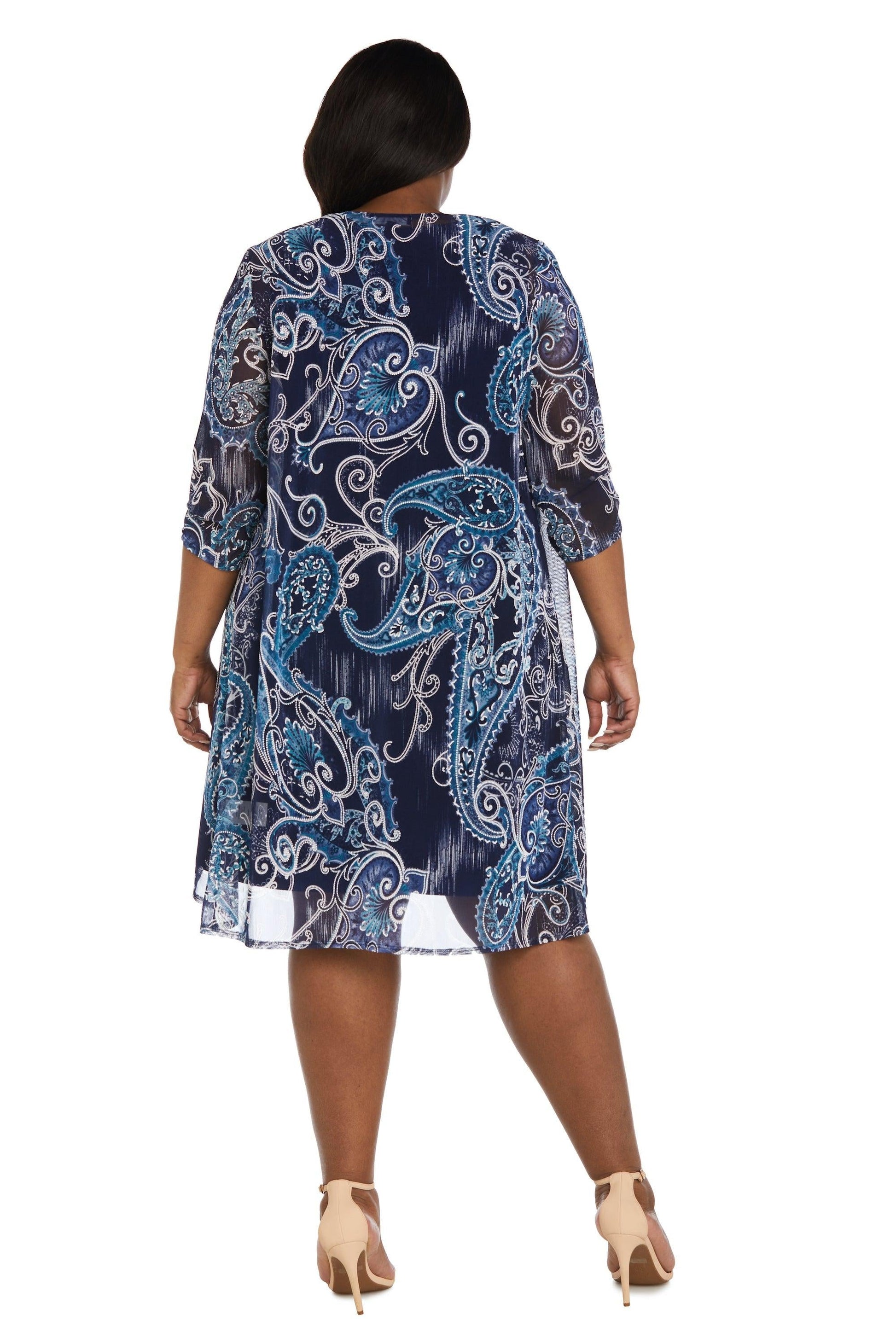 R&M Richards 9187W Short Plus Size Jacket Dress