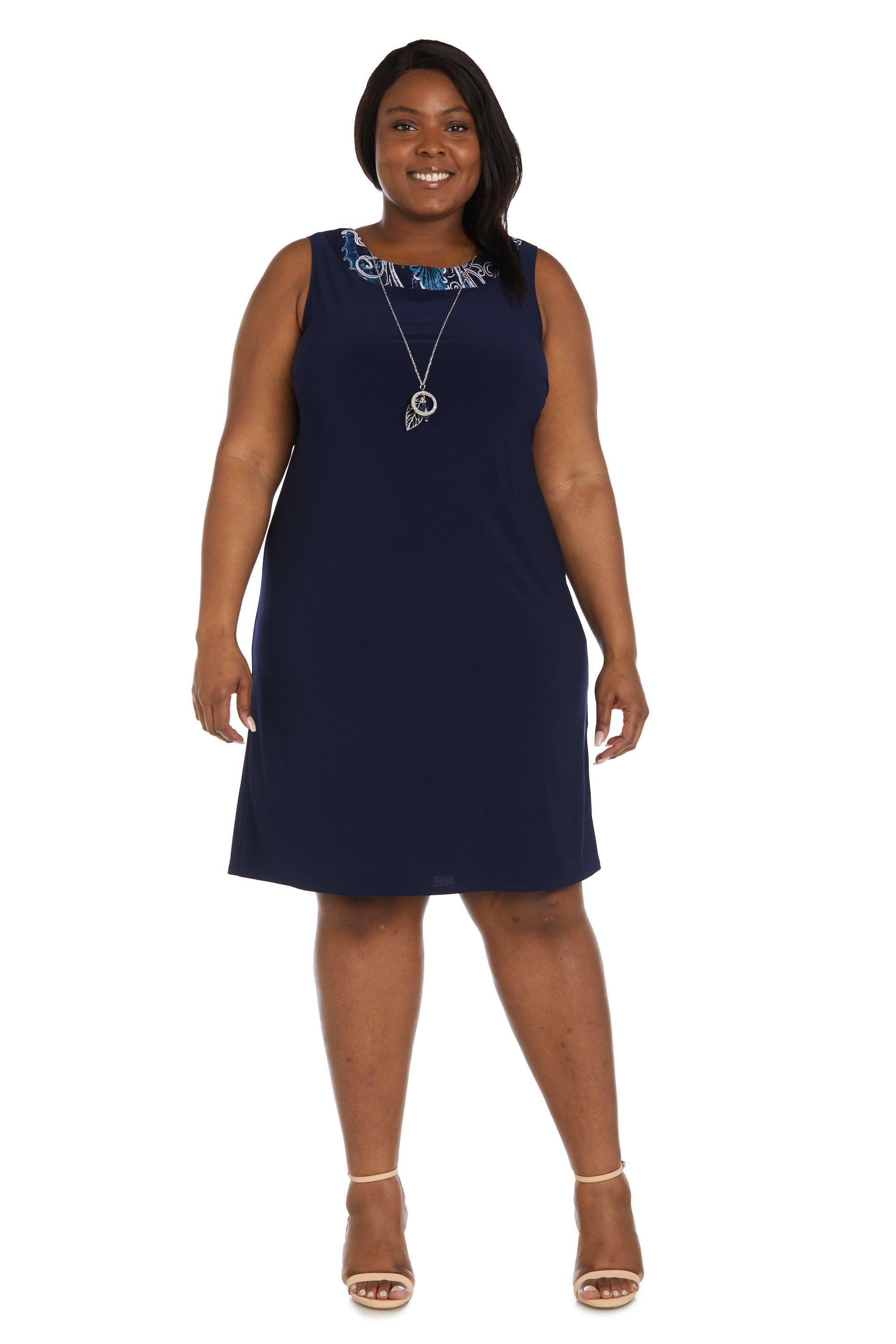 R&M Richards Short Plus Size Jacket Dress 9187W - The Dress Outlet