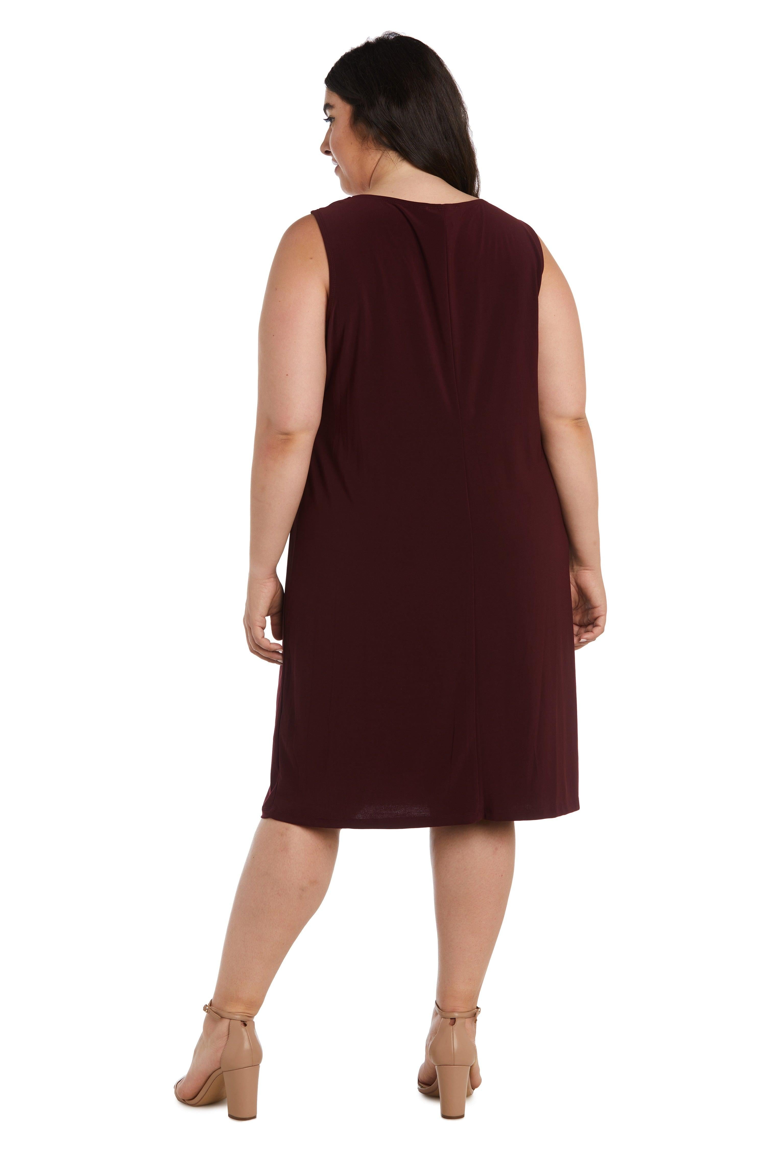 R&M Richards Short Plus Size Jacket Dress 9187W - The Dress Outlet