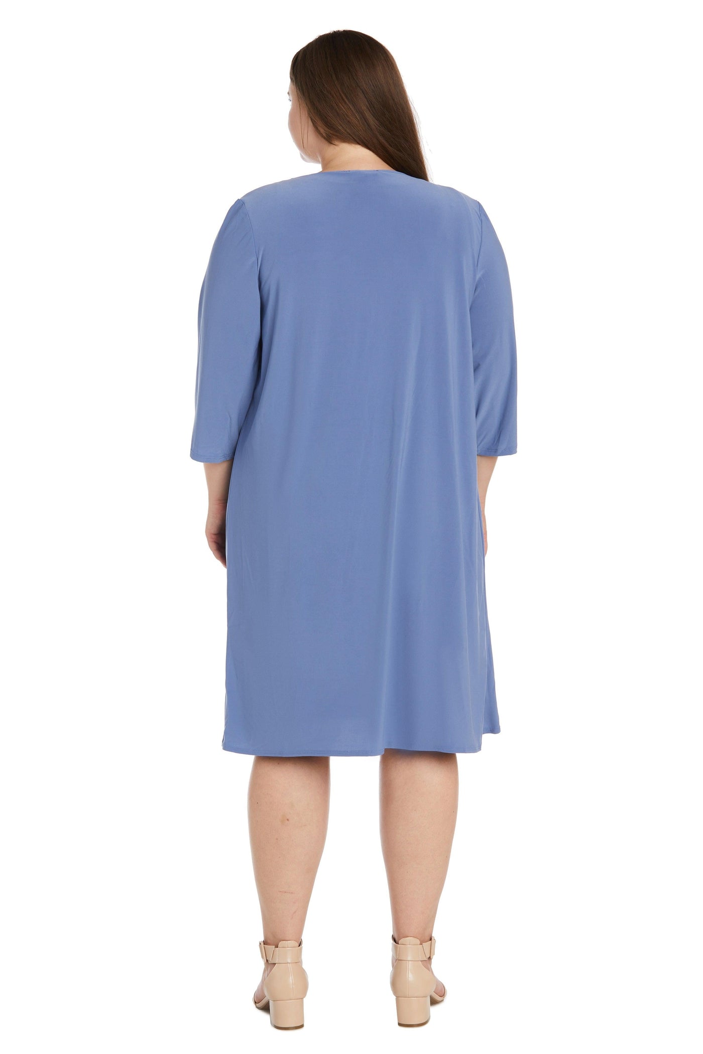 R&M Richards Short Plus Size Jacket Dress 9217W - The Dress Outlet