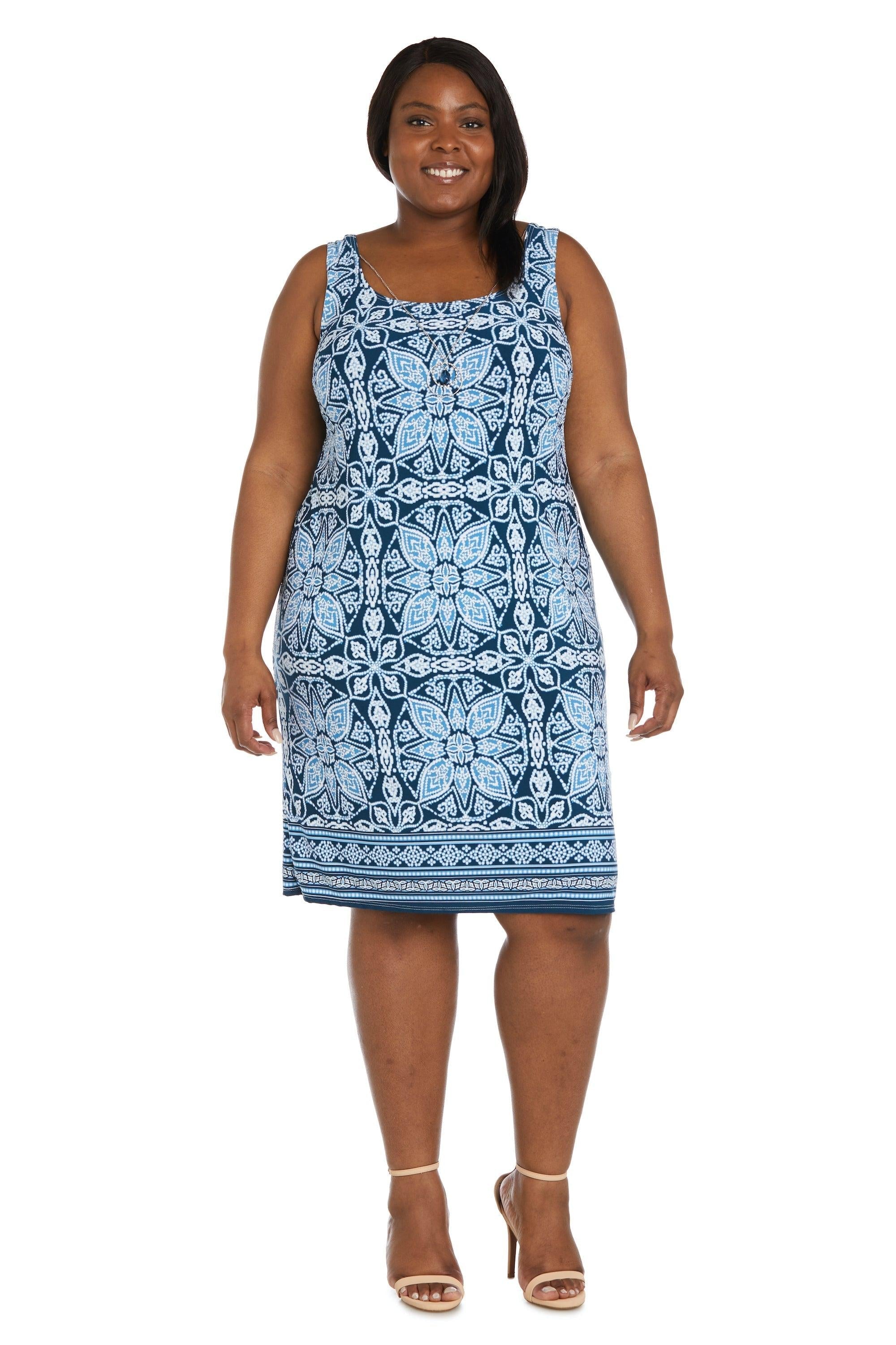 R&M Richards Short Plus Size Jacket Dress 9227W - The Dress Outlet