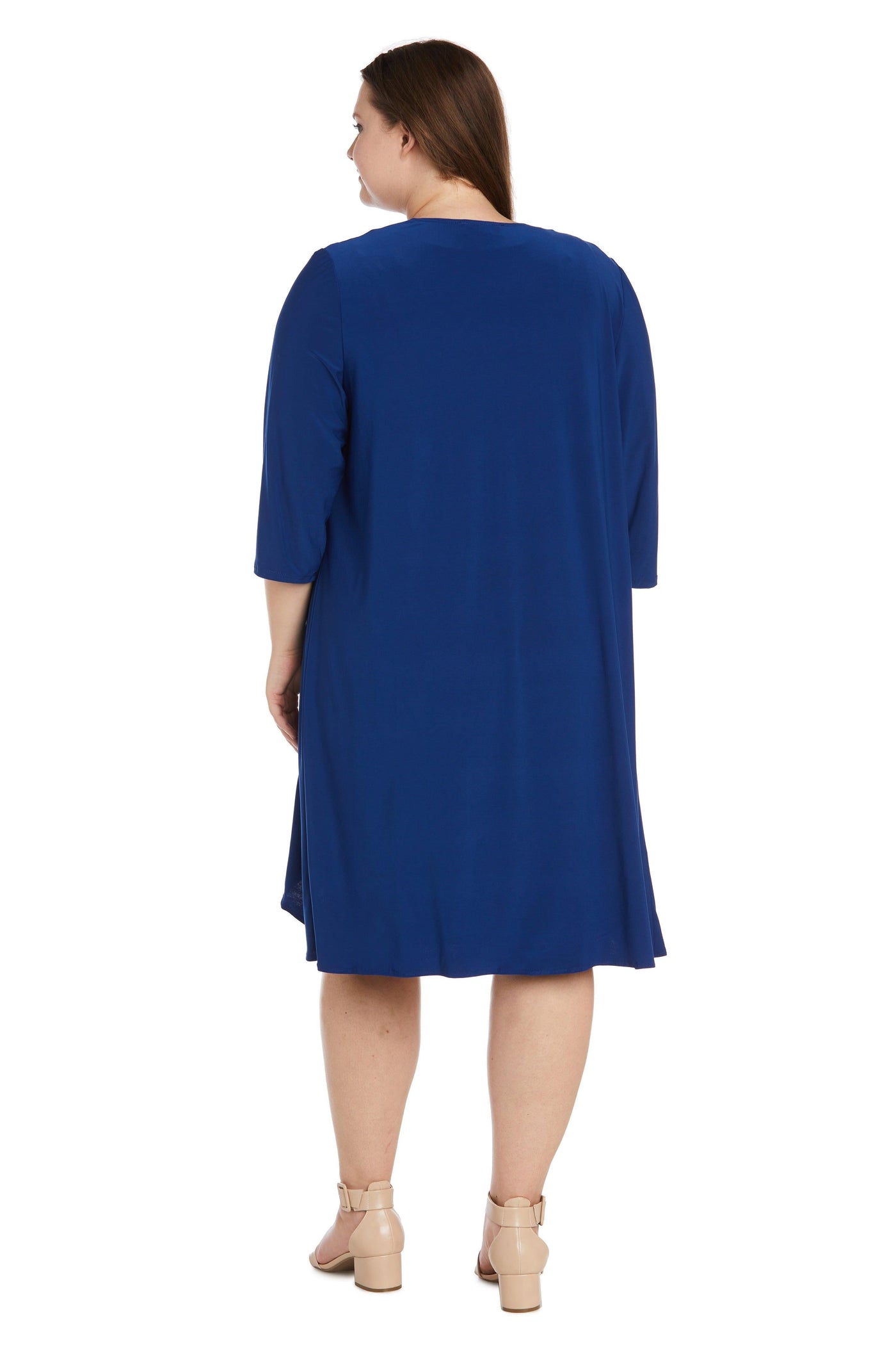 R&M Richards Short Plus Size Jacket Dress 9397W - The Dress Outlet