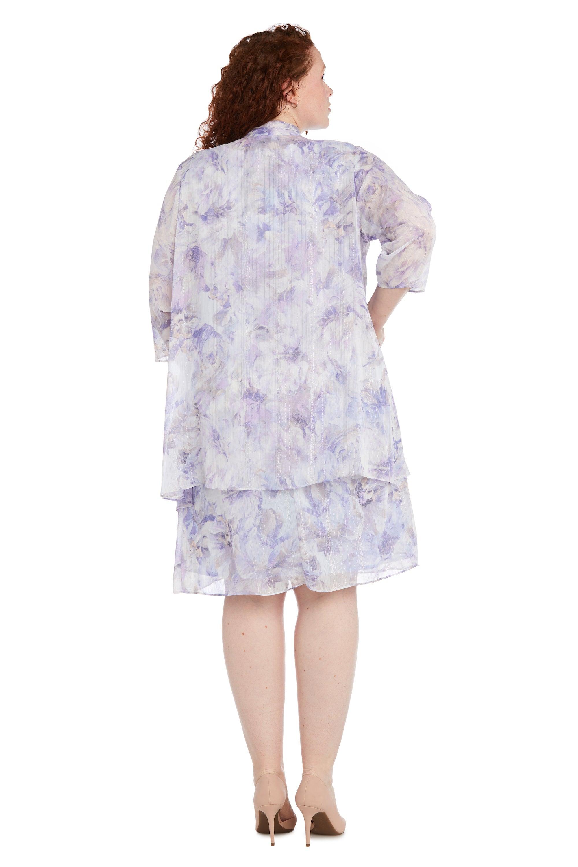 R&M Richards Short Plus Size Jacket Dress 9408W - The Dress Outlet