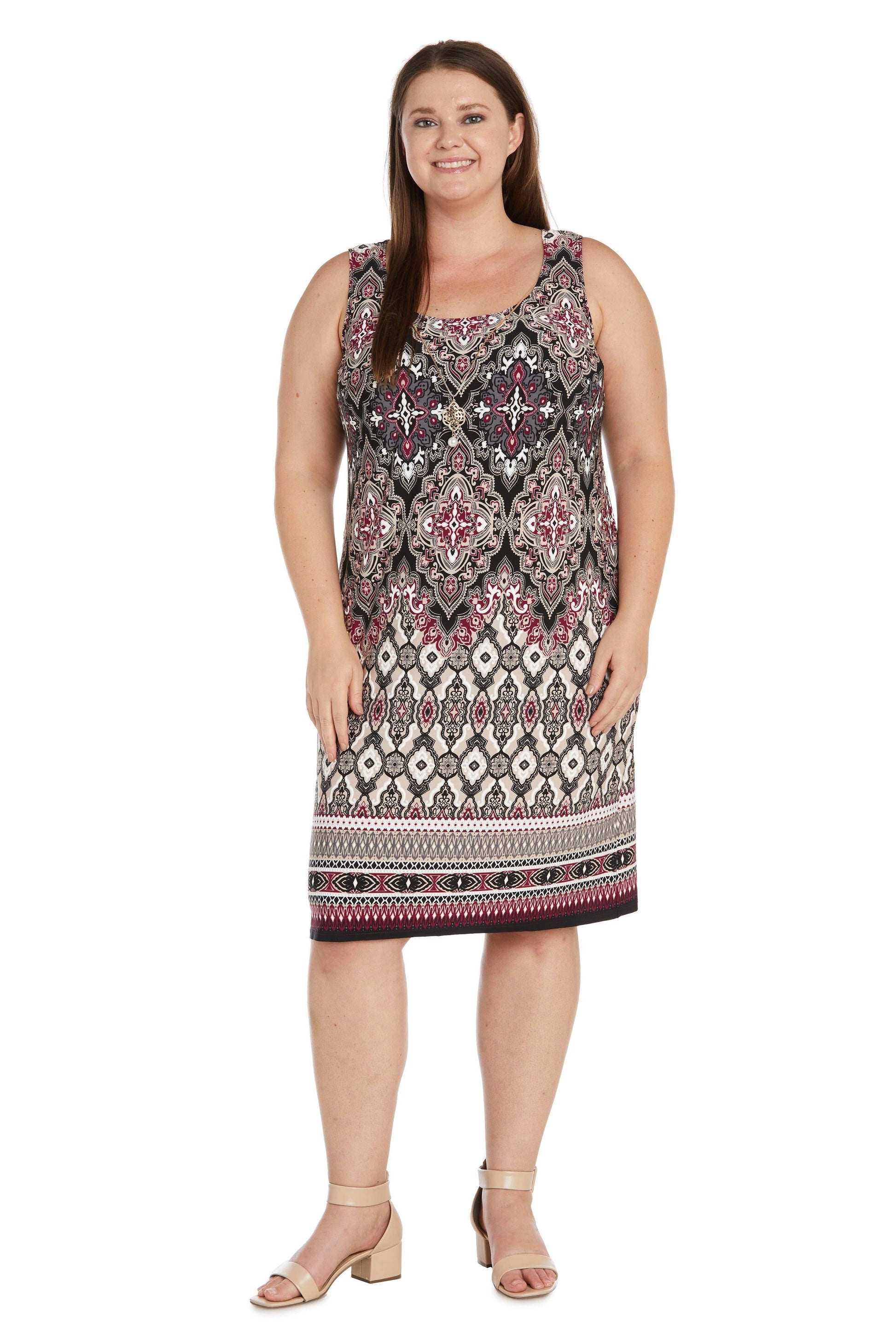 R&M Richards 9667W Short Plus Size Jacket Dress