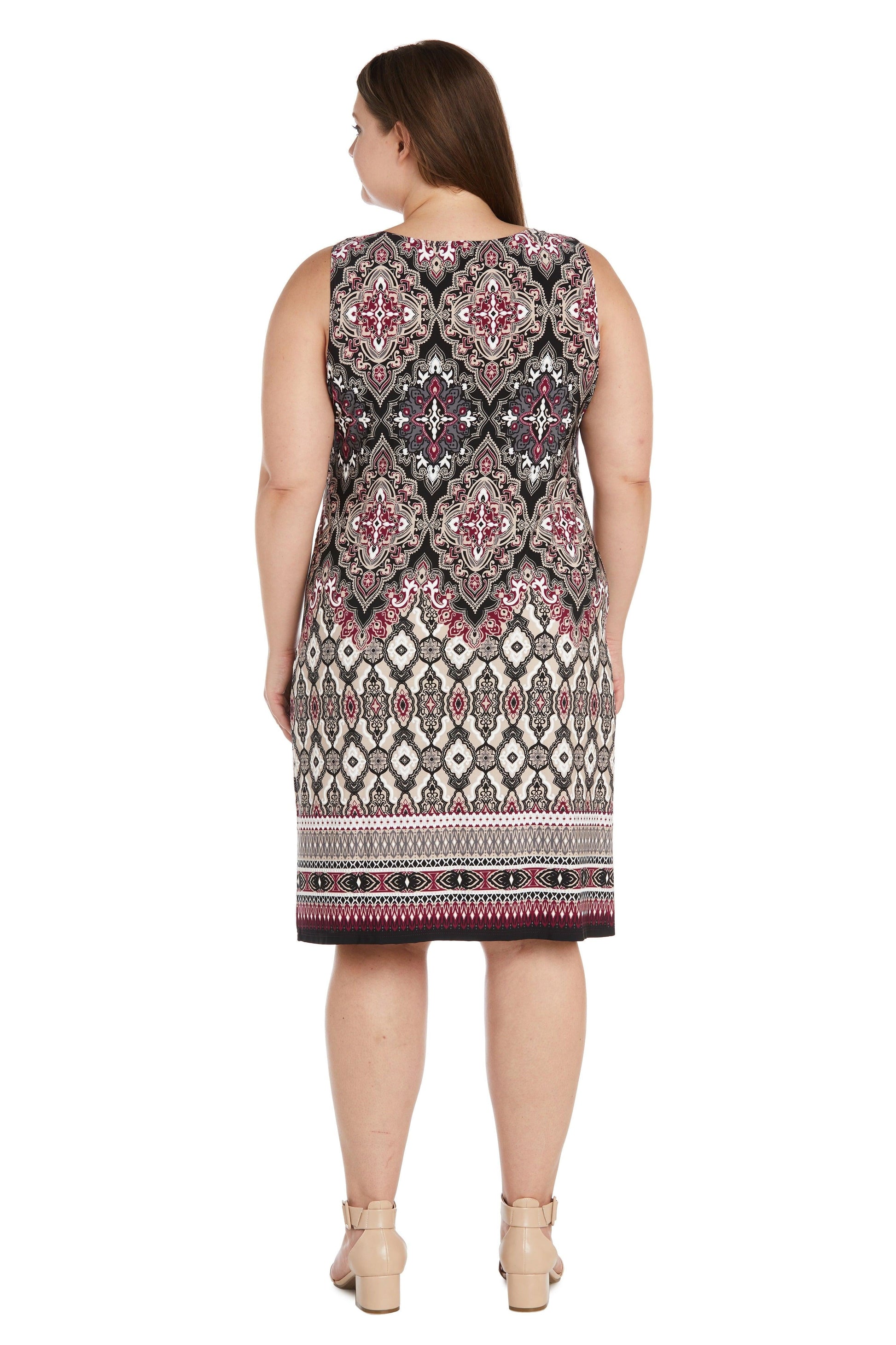 R&M Richards 9667W Short Plus Size Jacket Dress