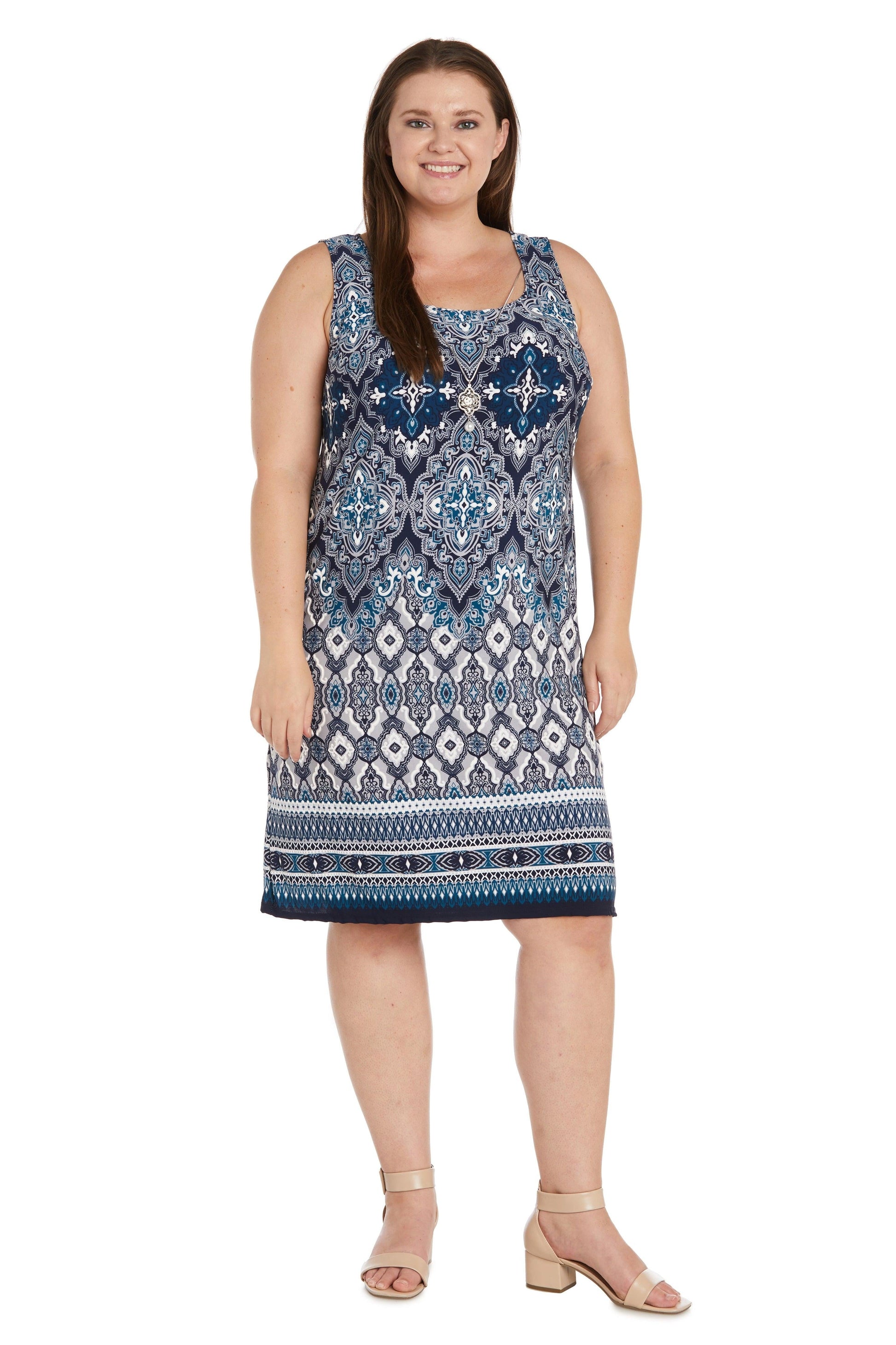 R&M Richards 9667W Short Plus Size Jacket Dress