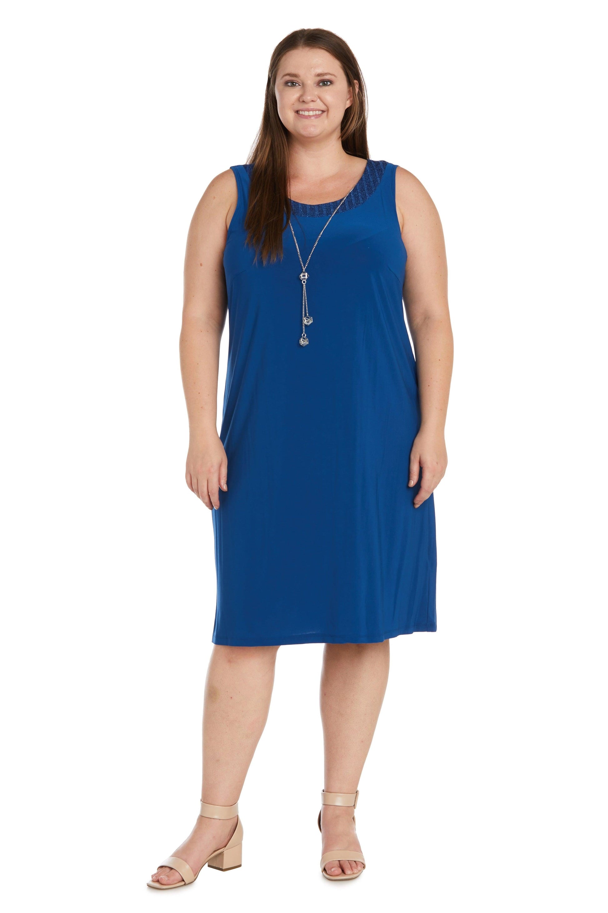 R&M Richards 9785W Short Plus Size Jacket Dress