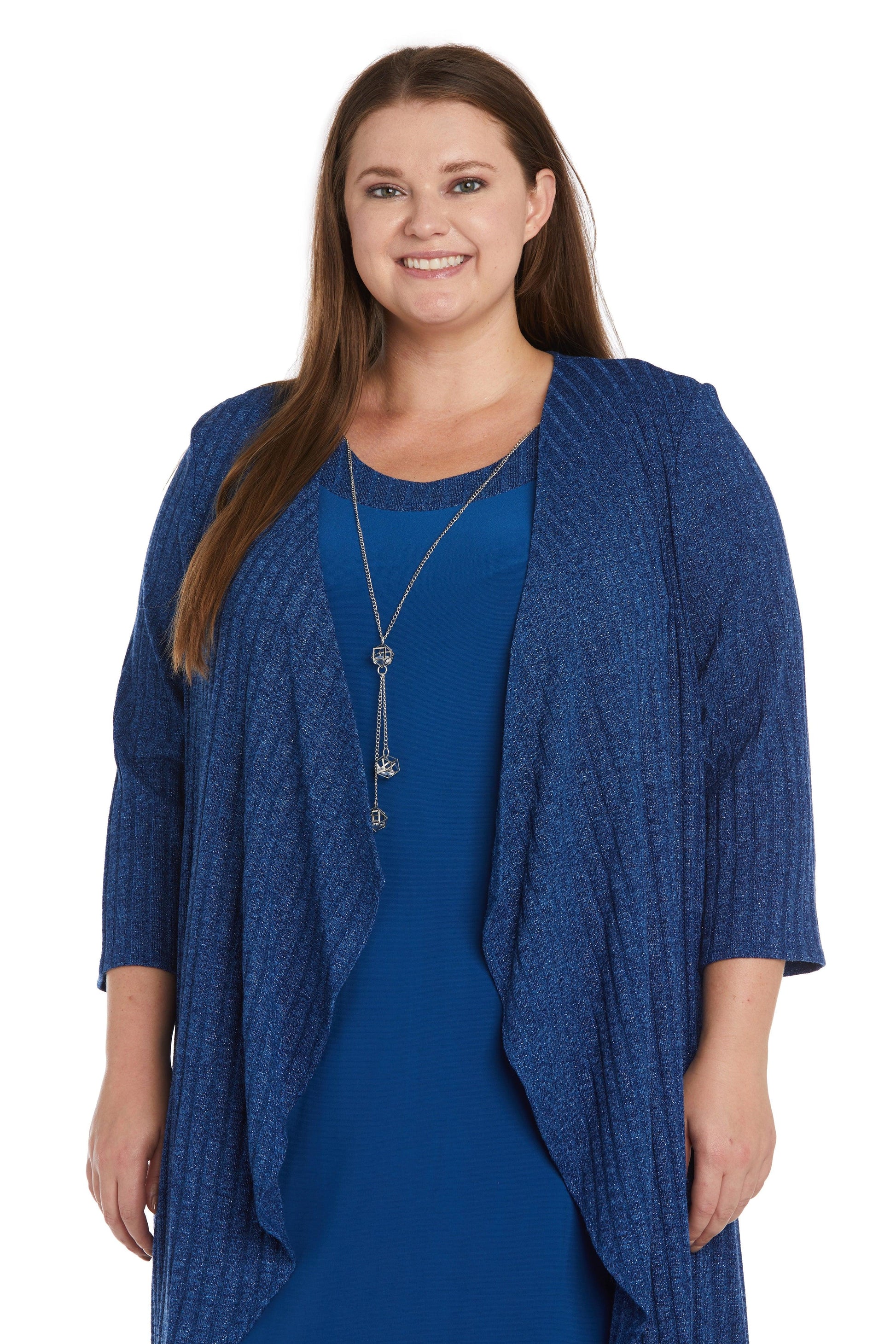 R&M Richards 9785W Short Plus Size Jacket Dress