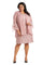 R&M Richards Short Plus Size Mother of the Bride Dress 2421W - The Dress Outlet