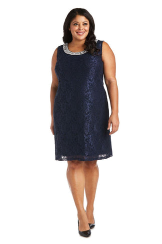 R&M Richards 2421W Short Plus Size Mother Of The Bride Dress for $39.99 ...