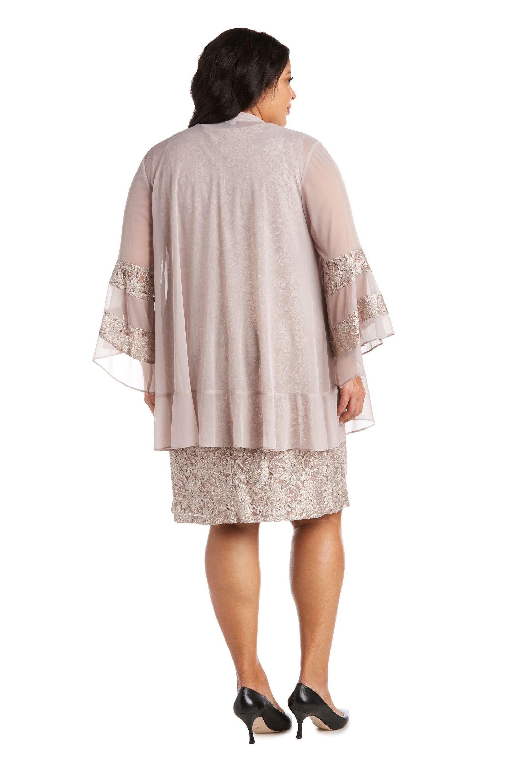 R&M Richards 2421W Short Plus Size Mother Of The Bride Dress Sale