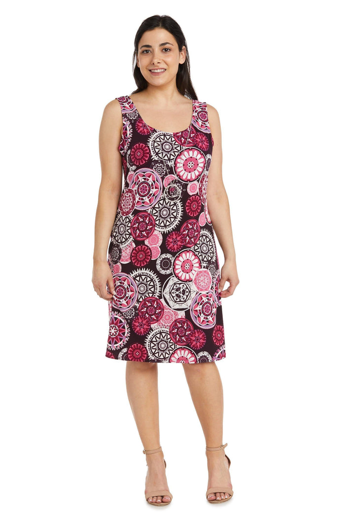 R&M Richards Short Print Jacket Petite Dress 7907P - The Dress Outlet