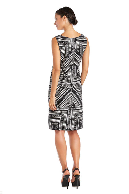 R&M Richards Short Print Petite Jacket Dress 7587P - The Dress Outlet
