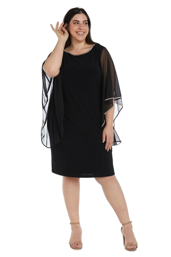 Plus Size Dress Short Sleeve R&M Richards 2678W