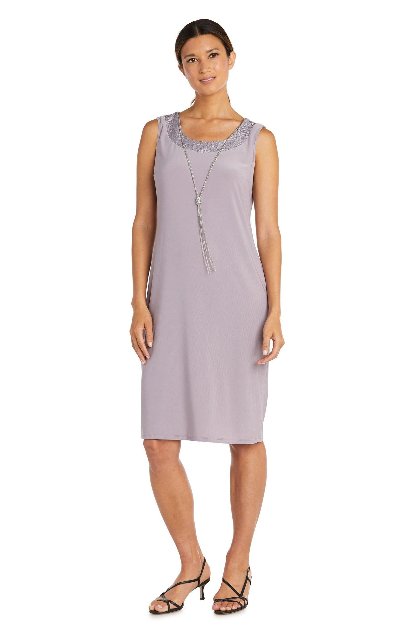 R&M Richards Short Sleeveless Jacket Dress 7597 - The Dress Outlet